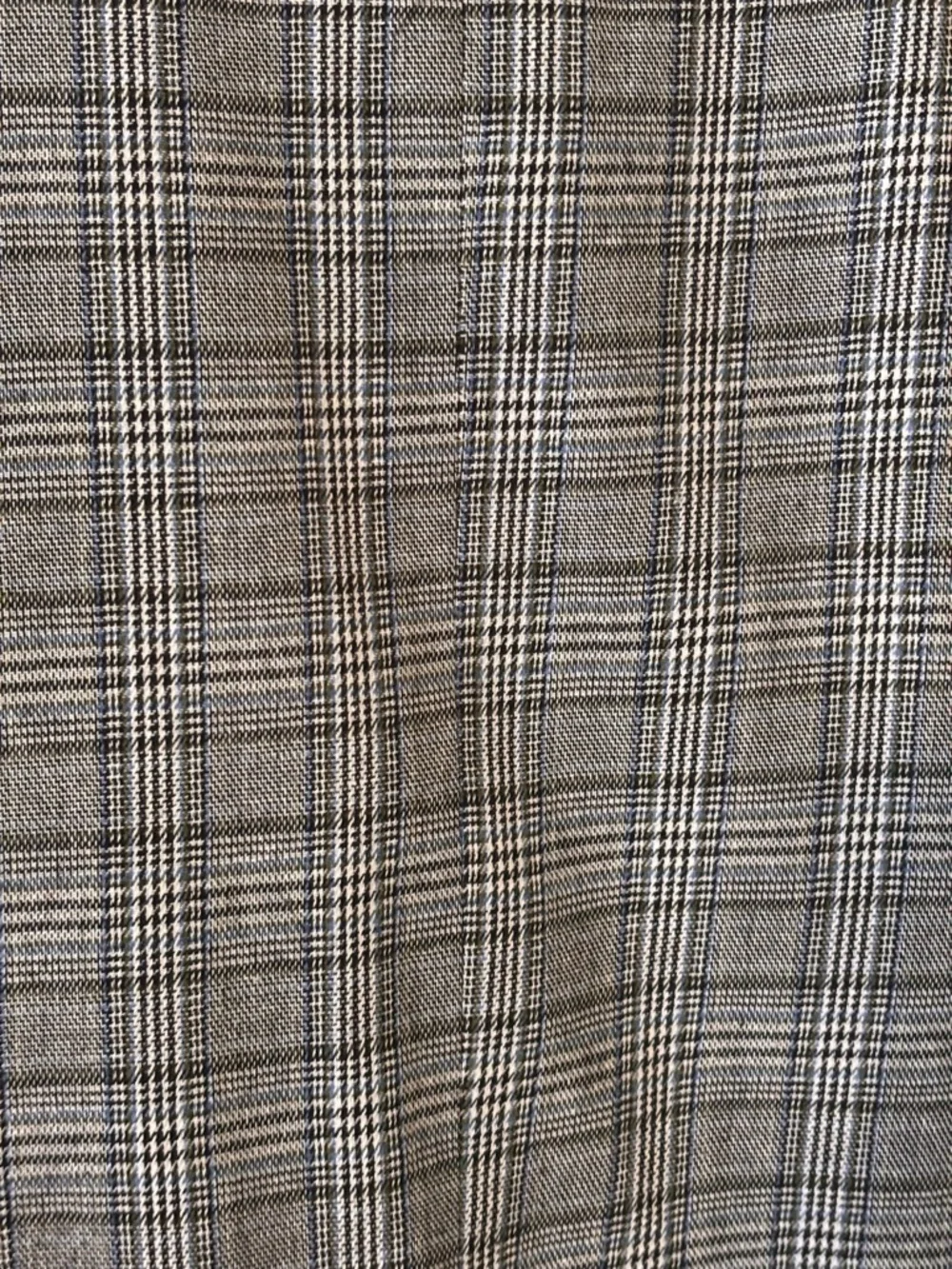 🌸 Johnny Becca Grey Plaid Double-Breasted Blazer Women’s Size Medium